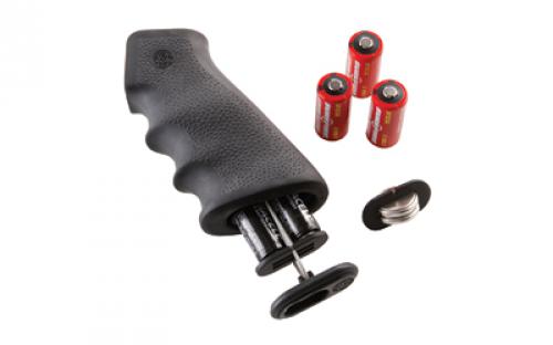 Hogue Overmolded Grip, AR-15/M16, Rubber, Finger Groove, Storage Kit, Black 15010