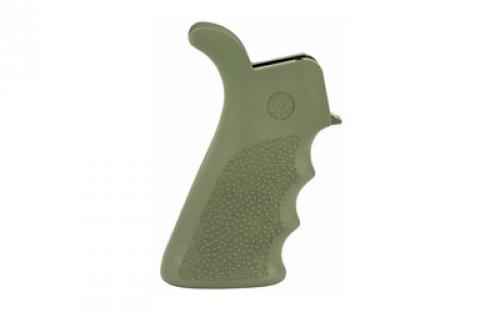 Hogue Beavertail Grip, AR15/M16, Rubber, Finger Grooves, OD Green Finish 15021