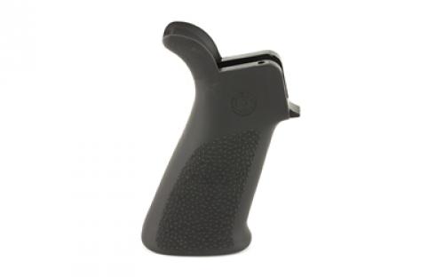 Hogue Beavertail Grip, AR-15/M16, Rubber, NO Finger Grooves, Black 15030
