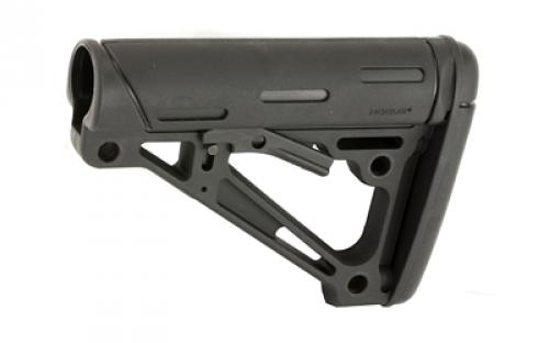 Hogue AR-15 6-Position Stock, Fits Commercial Buffer Tube Only, Black 15050