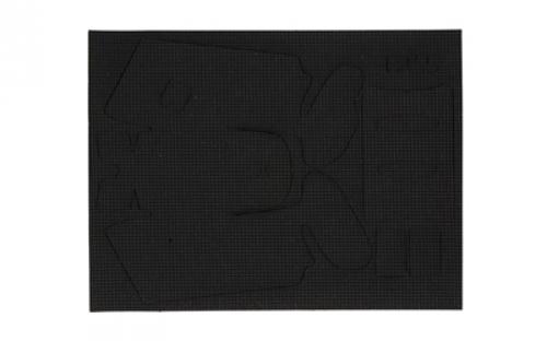 Hogue HandAll Beavertail, Rubber Adhesive Grip, Block Texture, Black, For Glock 17/22/31 Gen 4 17168
