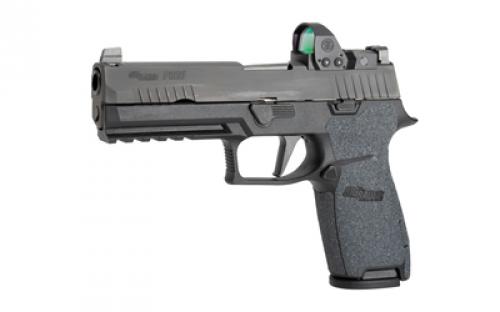 Hogue Wrapter Grit Adhesive Grip, Matte Finish, Black, For Sig Sauer P320 Full Size with Medium Sized Grip Module 17639