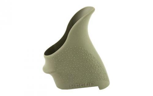 Hogue HandALL Beavertail Grip, Fits Glock 42/43, Rubber, Finger Grooves, OD Green 18201