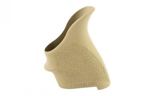 Hogue HandALL Beavertail Grip, Fits S&W M&P Shield/RugerLC9, Rubber, Finger Grooves, Flat Dark Earth 18403