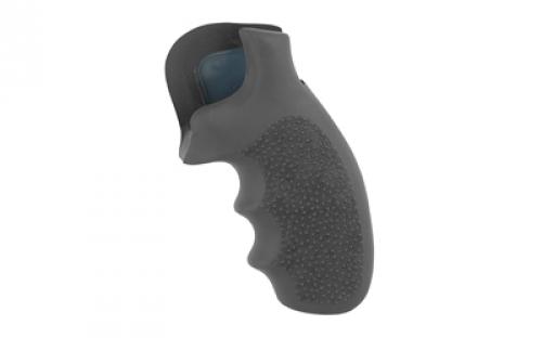 Hogue Monogrip, Fits S&W K/L Frame Round Butt, Rubber, Black 19000