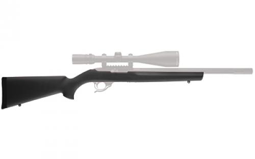 Hogue Stock, 10/22 Full Standard Barrel, Rubber, Black 22000