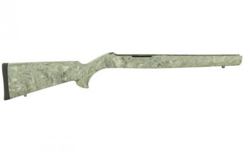 Hogue OverMolded Rubber Stock, Fits Rug 10/22, .920" Diameter Barrel, Ghillie Green Finish 22810