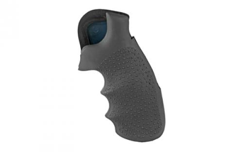 Hogue Monogrip, Fits S&W N Round Butt, Rubber, Black 25000