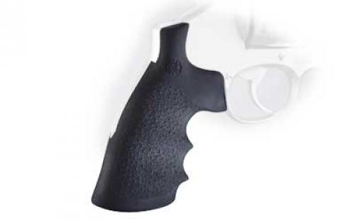 Hogue Monogrip, Fits S&W N Round Butt Conversion, Rubber, Black 25002