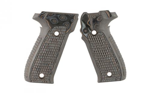 Hogue Extreme G10 Piranha Grip, Fits Sig Sauer P226, G-Mascus Black/Gray 26137-BLKGRY