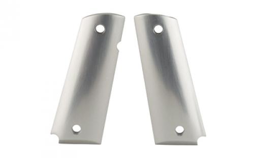 Hogue Extreme Aluminum Grip, Fits 1911 Govt, Aluminum, Clear Gloss Anodized Finish 45165