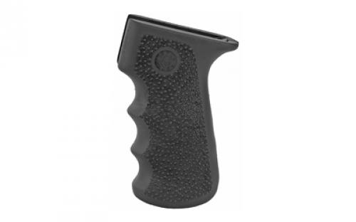 Hogue Overmolded Rifle Grip, Fits AK-47/AK-74, Finger Grooves, Rubber, Black 74000