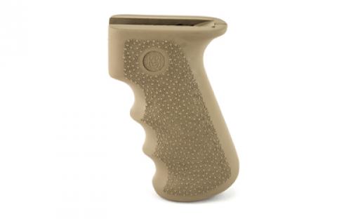Hogue Overmolded Rifle Grip, Fits AK-47/AK-74, Finger Grooves, Rubber, Flat Dark Earth 74003