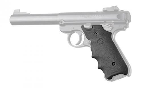 Hogue Rubber Grip with Finger Grooves, Fits Ruger Mark IV, Black 79000