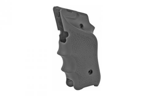 Hogue Rubber Grips, Finger Grooves and Right Hand Thumb Rest, Fits Ruger Mark IV, Black 79060