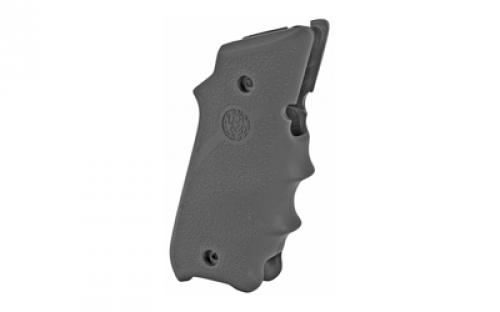 Hogue Rubber Grips, Finger Grooves and Right Hand Thumb Rest, Fits Ruger Mark IV, Black 79060