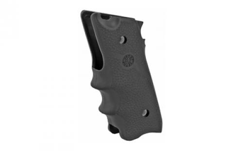 Hogue Rubber Grip, Ruger MK II, Finger Grooves, Black 82000