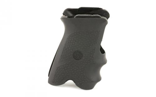 Hogue Rubber Grip, Ruger P85/89/90/91, Finger Grooves, Rubber, Black 85000