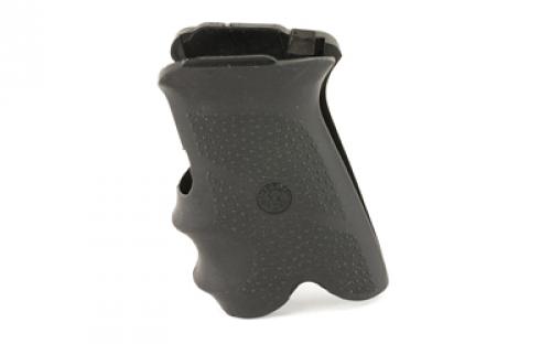 Hogue Rubber Grip, Ruger P85/89/90/91, Finger Grooves, Rubber, Black 85000