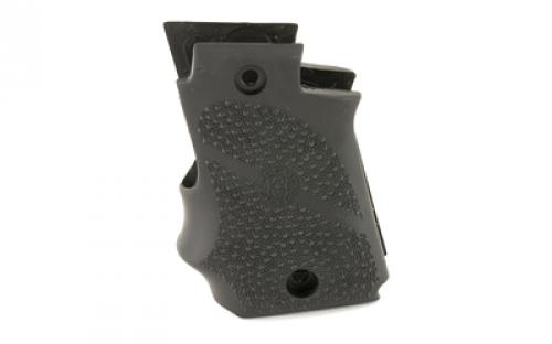 Hogue Rubber Grip, Sig P938, Ambi Safety, Finger Grooves, Black 98080