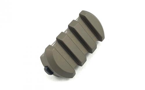 Kinetic Development Group, LLC Kinect M-LOK Rail, Single 3 Slot Picatinny Rail, Brown KIN5-100-BRN