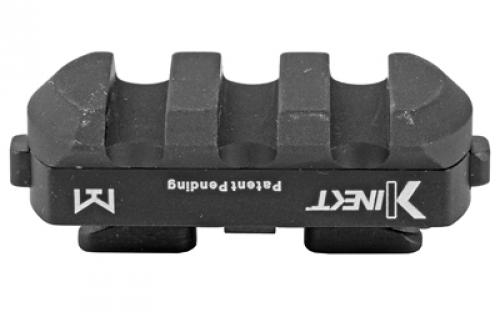Kinetic Development Group, LLC Kinect Rail, Fits M-LOK, 3 Slot Picatinny Rail (Single M-LOK), Black KIN5-100