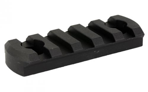 Kinetic Development Group, LLC M-LOK Picatinny Rail, 5 Slot, Anodized Finish, Black TAP5-102