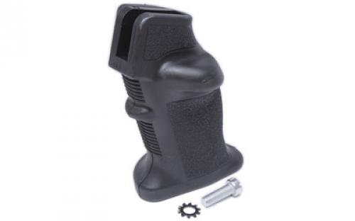 Luth-AR The Chubby Grip, Full Palm Swell Fills the Hand, Textured for Non-slip Grip, Left Side Thumb Rest, Black PG-01