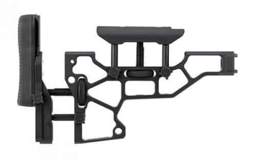 MDT SRS Standard, Skeleton, Stock Kit, Matte Finish, Black, Fits MDT Fixed Stock Interface 102669-BLK