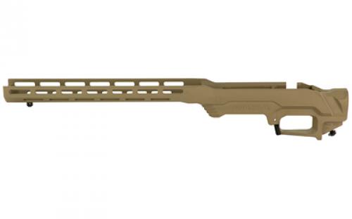 MDT LSS-XL Generation 2, Rifle Chassis, Cerakote Finish, Flat Dark Earth, Fits Remington 700 Short Action, Fixed Stock Interface 103224-FDE