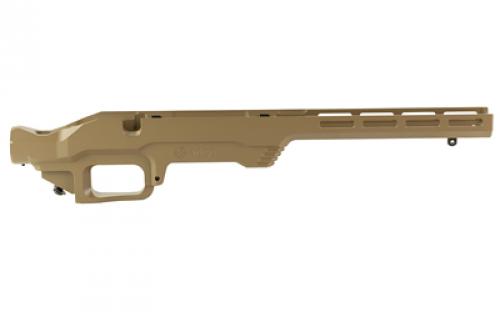 MDT LSS, Generation 2, Rifle Chassis, Cerakote Finish, Flat Dark Earth, Fits Ruger American Short Action 104168-FDE