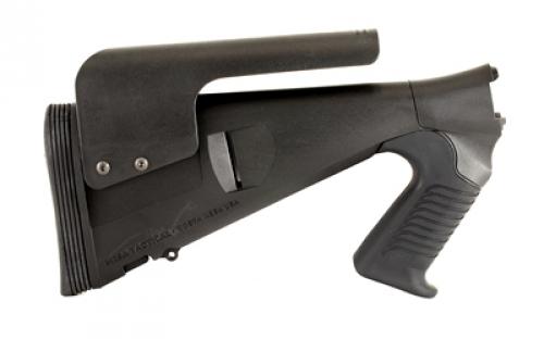 Mesa Tactical Urbino Tactical Stock, Fits Remington 870 12 Gauge, Fixed Length, Fits with a Tactical Length of Pull, Riser, Limbsaver, Black 91550