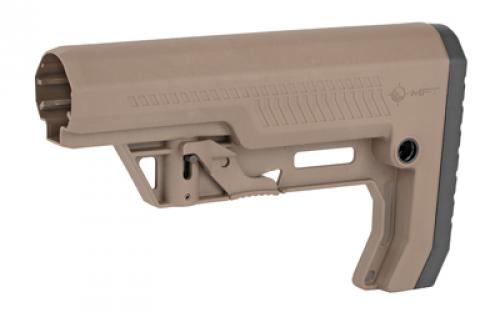 Mission First Tactical Battlelink Extreme Duty Minimalist Stock Mil-Spec Tube Size, Collapsible, Scorched Dark Earth BMSMIL-EXD-SDE