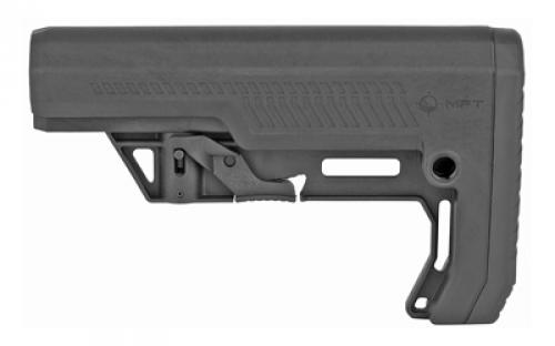 Mission First Tactical Battlelink Extreme Duty Minimalist Stock Mil-Spec Tube Size, Collapsible, Black BMSMIL-EXD