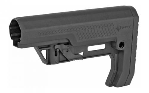 Mission First Tactical Battlelink Extreme Duty Minimalist Stock Mil-Spec Tube Size, Collapsible, Black BMSMIL-EXD