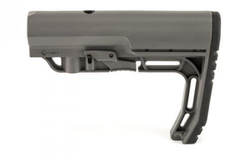 Mission First Tactical Battlelink, Minimalist, Stock, 6 Position, Mil-Spec, M4 Collapsible Stock, Gray BMSMIL-GY