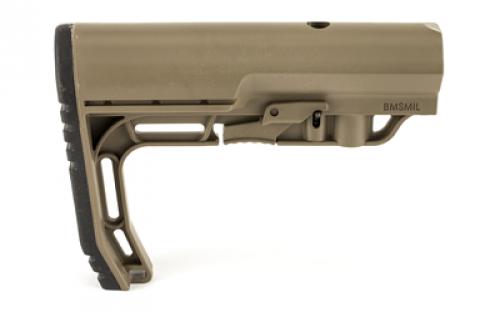 Mission First Tactical Battlelink, Minimalist, Stock, 6 Position, Mil-Spec, M4 Collapsible Stock, Scorched Dark Earth BMSMIL-SDE