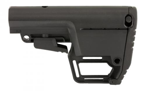 Mission First Tactical Battlelink Stock, 6-Position, Mil Spec, Utility, M4 Collapsible Stock, Black BUSMIL