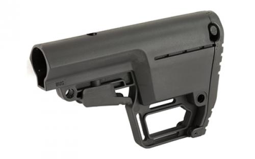 Mission First Tactical Battlelink Stock, 6-Position, Mil Spec, Utility, M4 Collapsible Stock, Black BUSMIL