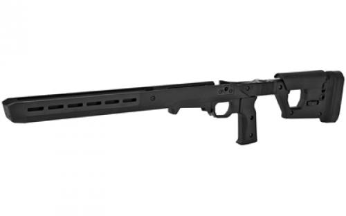Magpul Industries Pro 700L Chassis, Fits Remington 700 Long Action, Fits Most Long Action AICS Pattern Magazines, Fully Adjustable/Ambidextrous, Push Button Folding, Billet Aluminum/Magpul Polymer Material, Black MAG1002-BLK