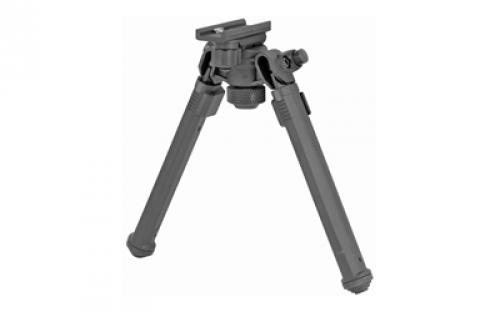Magpul Industries Adjustable Bipod, w/ Sling Stud Quick Detach Mount, Black MAG1075-BLK