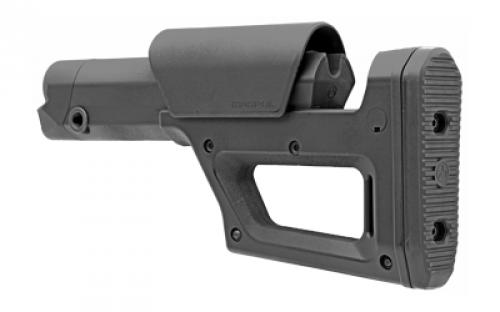 Magpul Industries PRS Lite Stock, Adjustable LOP (13.85-15.25" in .14" Increments), Adjustable Comb Height (Adjusts From Flush to +.8" in .1" Increments), Compatible With Carbine/SR25/A5 Receiver Extension Tubes, Black MAG1159-BLK