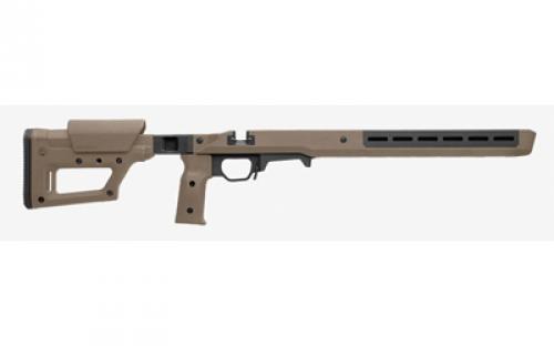 Magpul Industries Pro 700 Lite Chassis, Fits Remington 700 Short Action, Matte Finish, Flat Dark Earth, Fits Most Short Action AICS Pattern Magazines, Ambidextrous, Billet Aluminum Bedding Block MAG1199-FDE