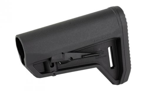 Magpul Industries MOE SL-M Carbine Stock, Fits Mil-Spec Buffer Tubes, Matte Finish, Black MAG1242-BLK