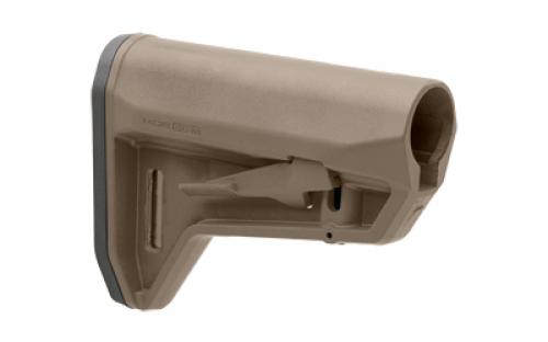 Magpul Industries MOE SL-M Carbine Stock, Fits Mil-Spec Buffer Tubes, Matte Finish, Flat Dark Earth MAG1242-FDE