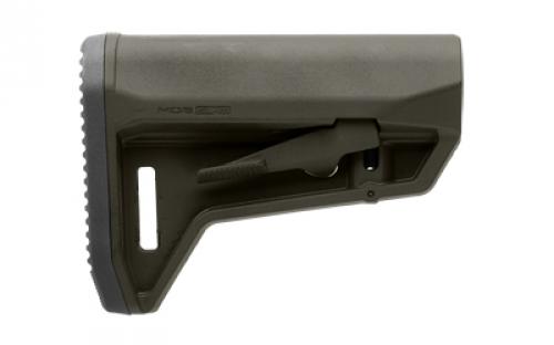 Magpul Industries MOE SL-M Carbine Stock, Fits Mil-Spec Buffer Tubes, Matte Finish, Olive Drab Green MAG1242-ODG