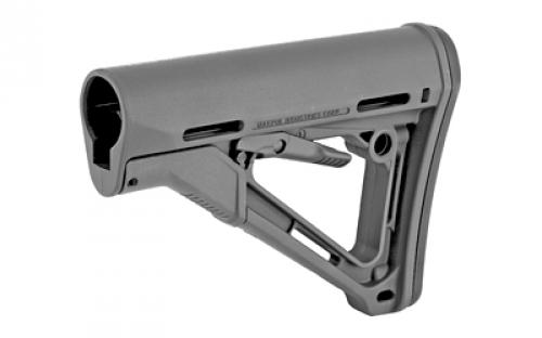 Magpul Industries CTR Stock, Fits AR-15, Mil-Spec Dia, Gray MAG310-GRY