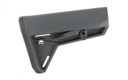 Magpul Industries MOE Slim Line Carbine Stock, Fits AR-15, Mil-Spec, Gray MAG347-GRY