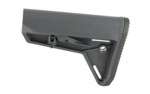 Magpul Industries MOE Slim Line Carbine Stock, Fits AR-15, Mil-Spec, Gray MAG347-GRY