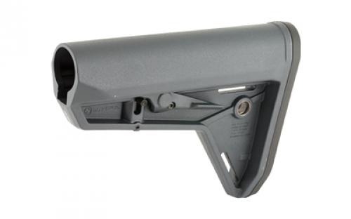 Magpul Industries MOE Slim Line Carbine Stock, Fits AR-15, Mil-Spec, Gray MAG347-GRY